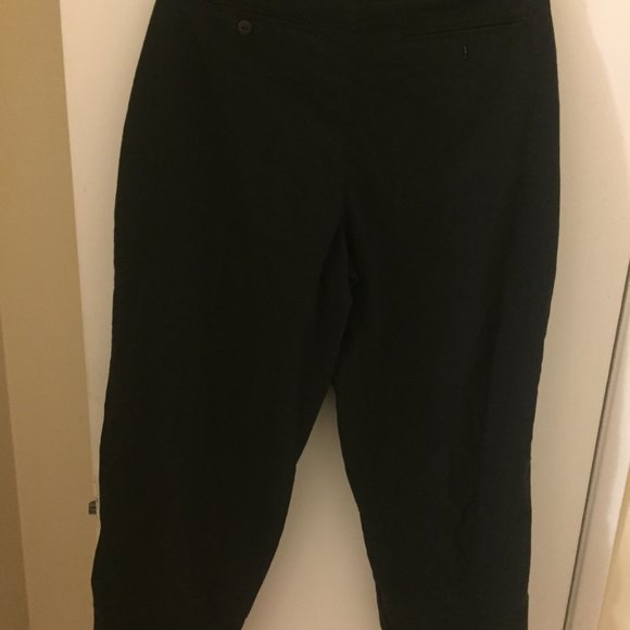 Preowned Vintage Classic Bugle Boy Men's Black Pants Size 29 x 33 - Picture 2 of 6
